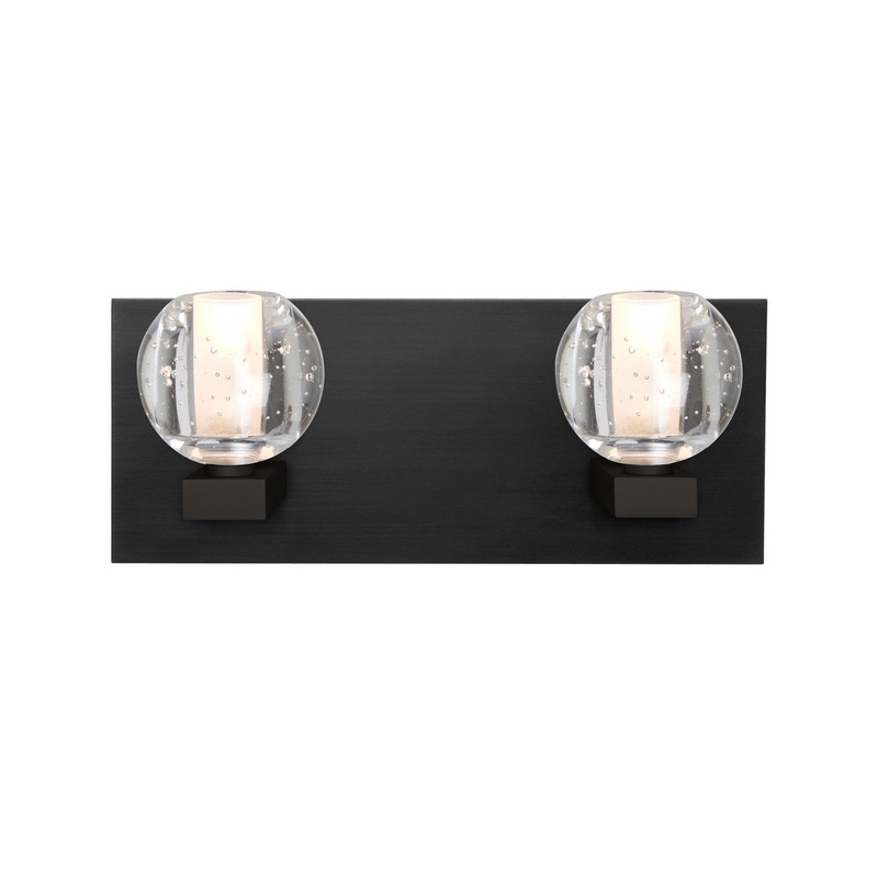 Besa 2WF-BOCABB-LED-BK Besa Boca 3 Vanity LED Wall Sconce Black