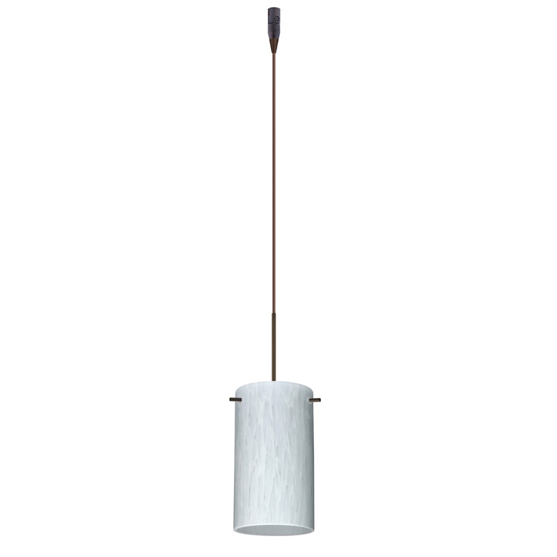 Besa RXP-440419-BR Stilo One Light Pendant Bronze