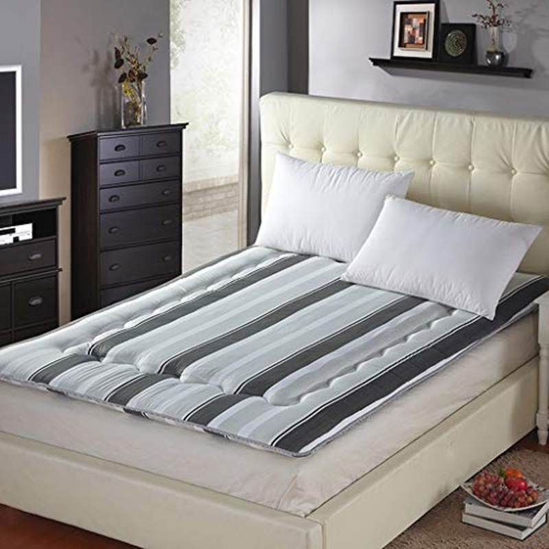 Huan in Stile Giapponese Tatami Tappetino, in Stile Giapponese Materasso futon Pad, Thick Dormire Pad, Pieghevole, Spessa, Pieghevole, Portatile (Size : 90X200CM)