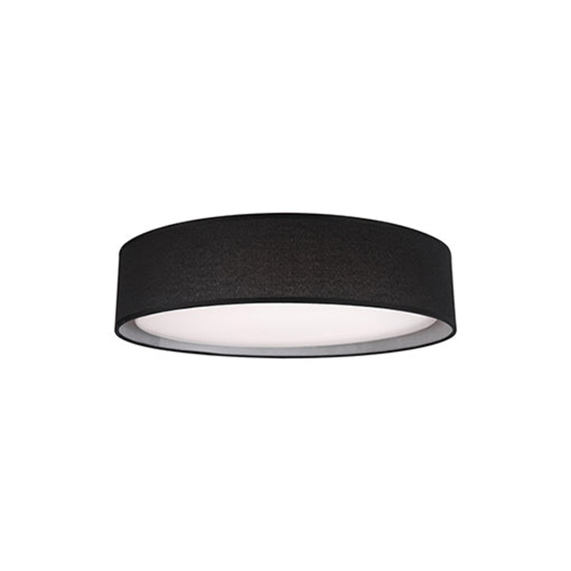 LED Flush Mount from the Dalton Collection in Black Finish by Kuzco Lighting