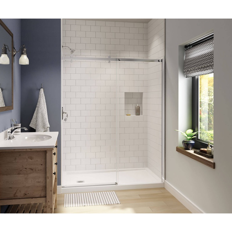 Luminescence Sliding Shower Door 56 -59 x 70 -72 in. 6 mm