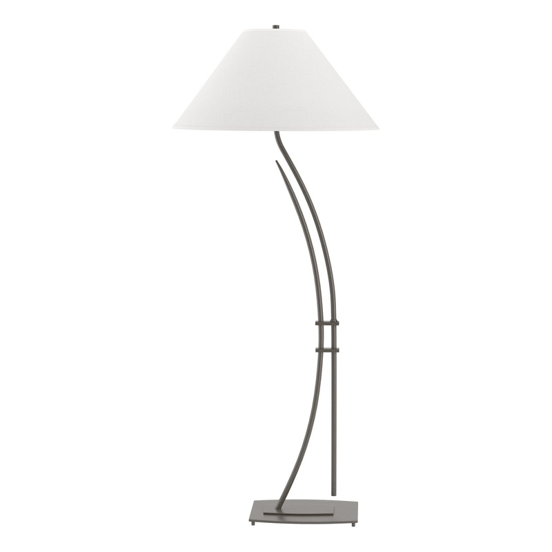 Metamorphic Contemporary Floor Lamp Dark Smoke