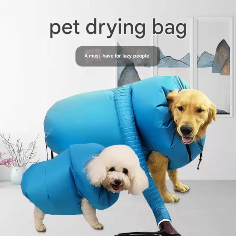 Portable Pet Grooming Dryer Bag – Hands-Free Quick-Drying Coat for Dogs & Cats After Bath(Size XL)