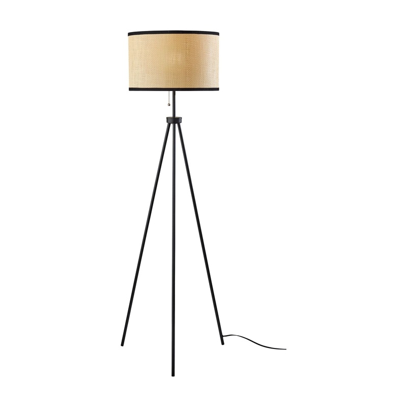 Raven Floor Lamp Black