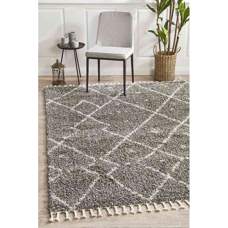 Saffron 44 Grey by Rug Culture – 330X240CM – RECTANGLE