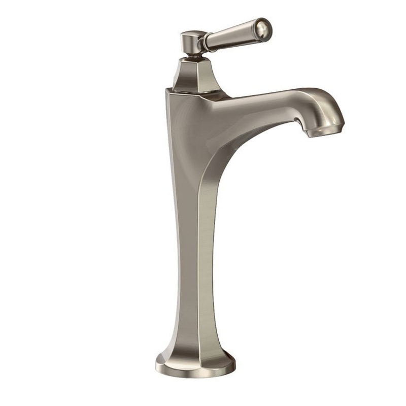 Vessel Faucet Metropole 1 Lever ADA Antique Nickel 1.2 Gallons per Minute Faucet Height 11 Inch