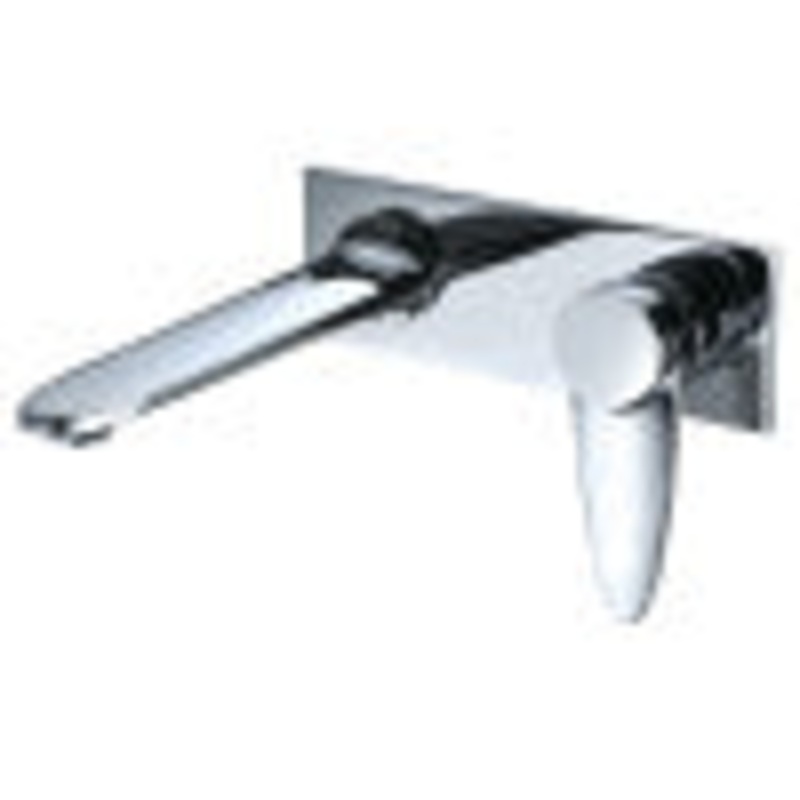 ALFI brand AB1772-PC Polished Chrome Wall Mounted Modern Bathroom Faucet