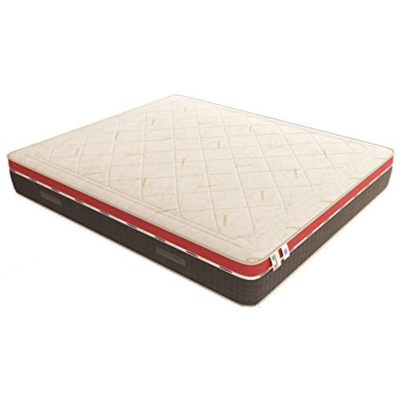 Baldiflex Emporio Materasso Matrimoniale Molle Insacchettate e Memory, Energy 800 Molle + 5 cm Memory, 7 Zone Differenziate, 100 Notti di Prova, Altezza 26 cm 160×190 cm