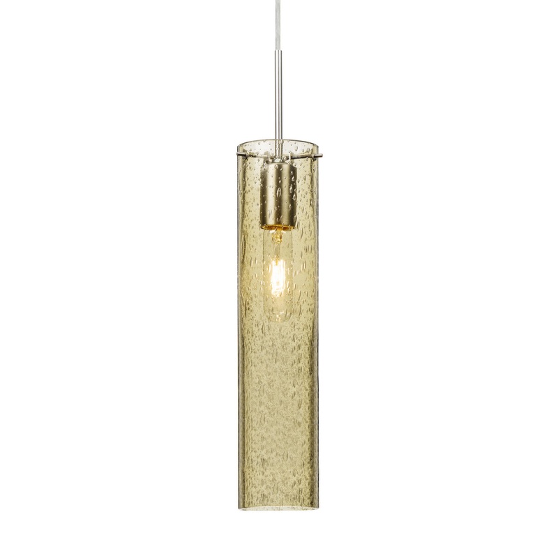 Besa 1JT-JUNI16GD-SN Juni One Light Pendant Satin Nickel