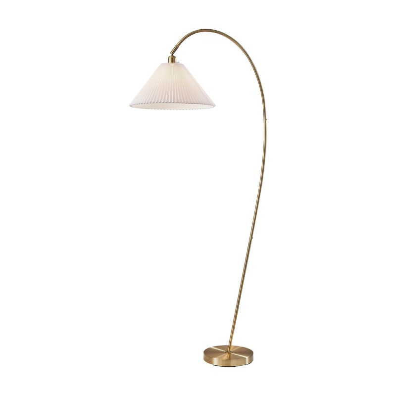 Delaney Floor Lamp Antique Brass