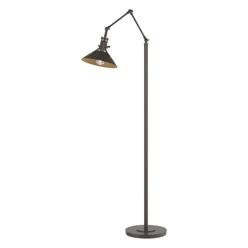 Henry Floor Lamp Dark Smoke Black