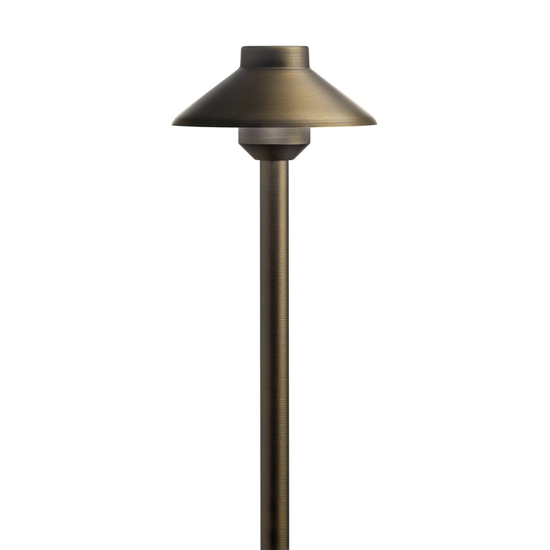 Kichler 15820CBR27 LED Path Light, Centennial Brass
