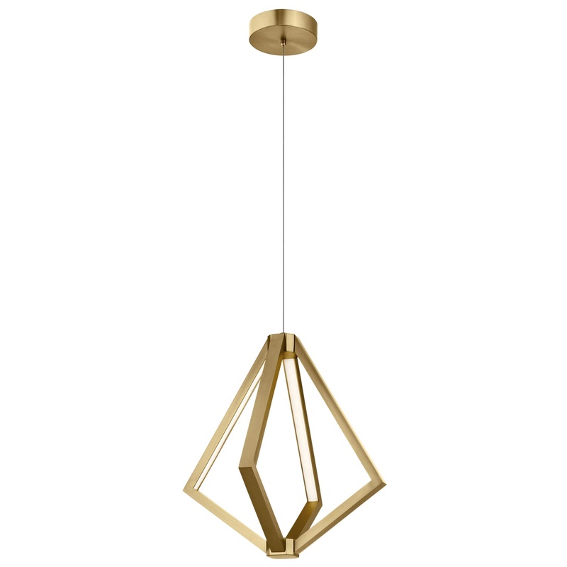 Kichler 84198 LED Pendant, Champagne Gold