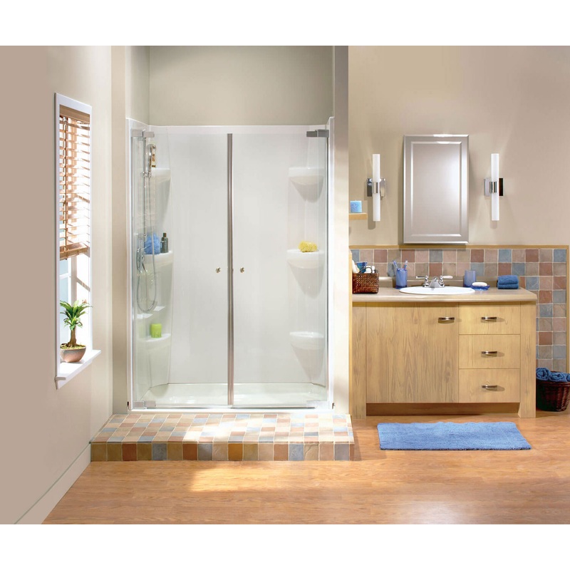 Kleara 2-panel Pivot Shower Door 42 -45  x 69 in. 6 mm