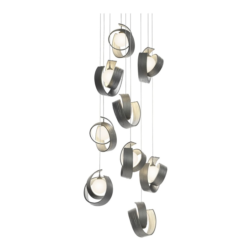Riza 9-Light Pendant Natural Iron