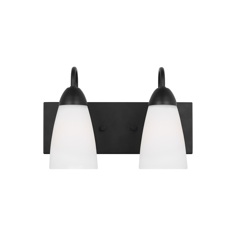 Seville Two Light Wall / Bath Midnight Black LED Bulb(s) Included