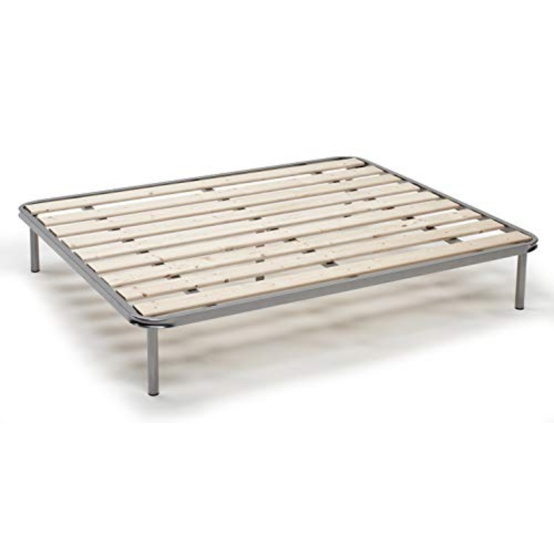 Talamo Italia Rete ortopedica Sanitaria, adatto a letto matrimoniale, 100% Made in Italy, Rete a doghe piallate, cm 160x190h31