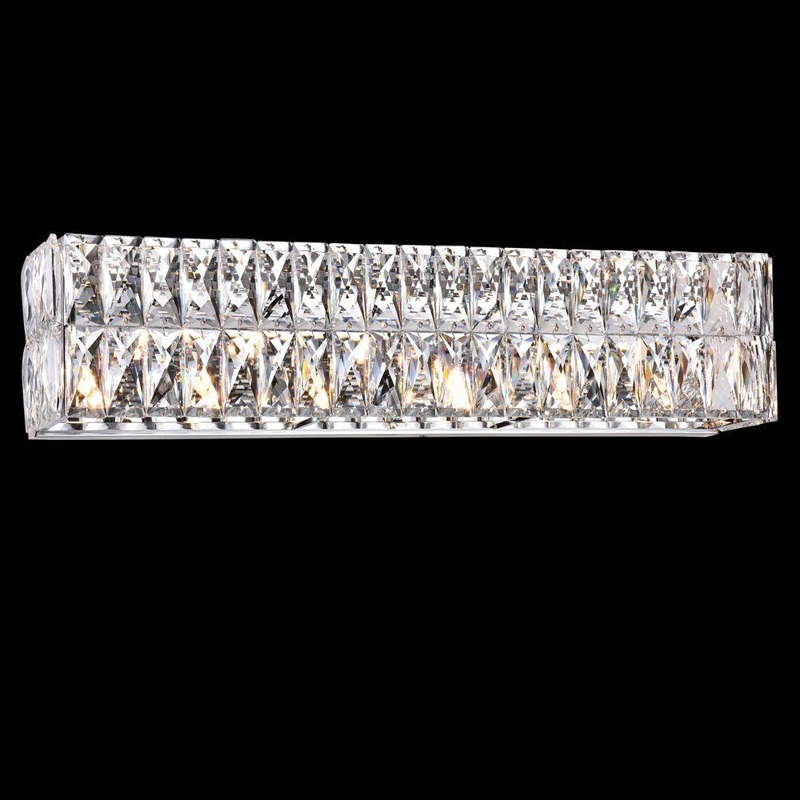 Urban 8-Light Wall Sconce Chrome