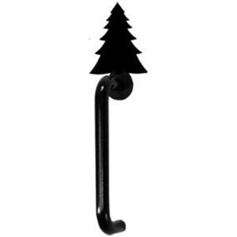 Village Wrought Iron DHP-A-42 Pine Tree Door Handle Vertical