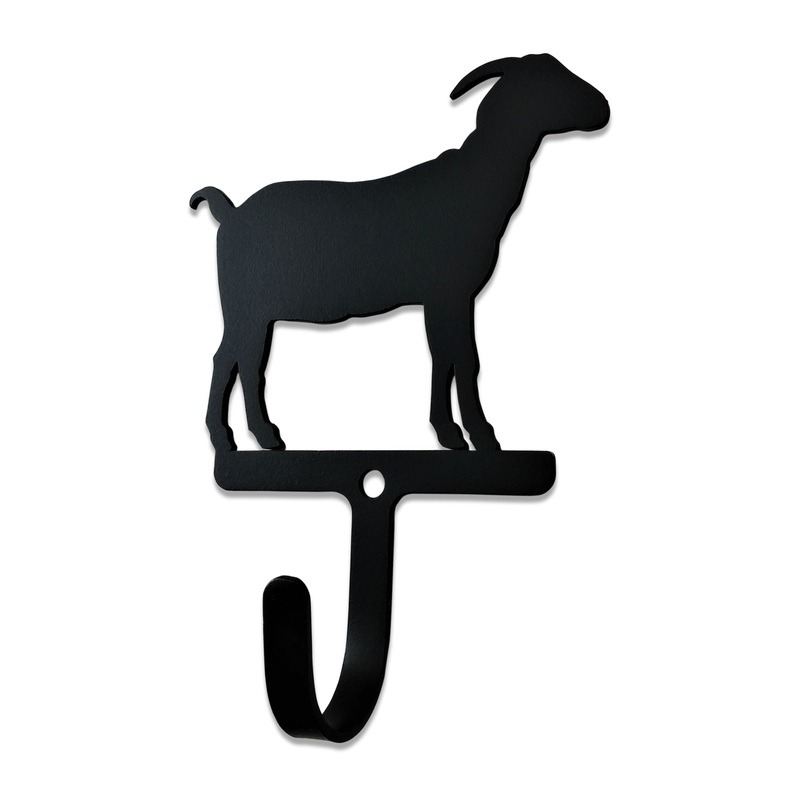Village Wrought Iron WH-384-S BILLY GOAT Wall Hook Small