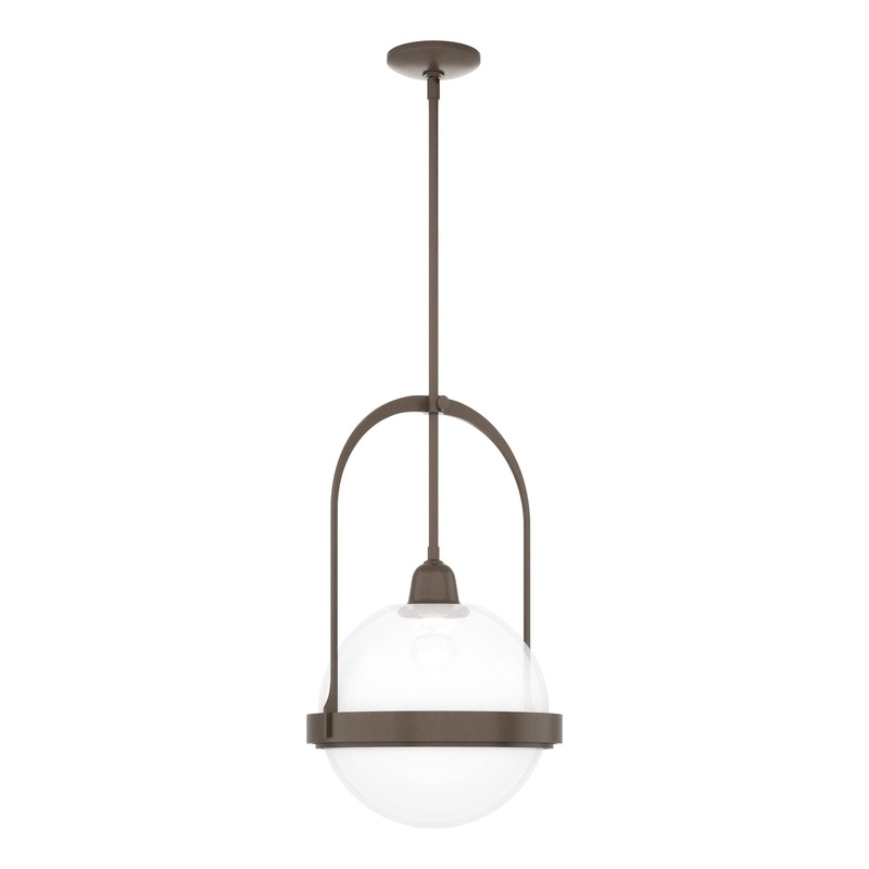 Atlas Pendant Bronze Opaline Glass (WF)