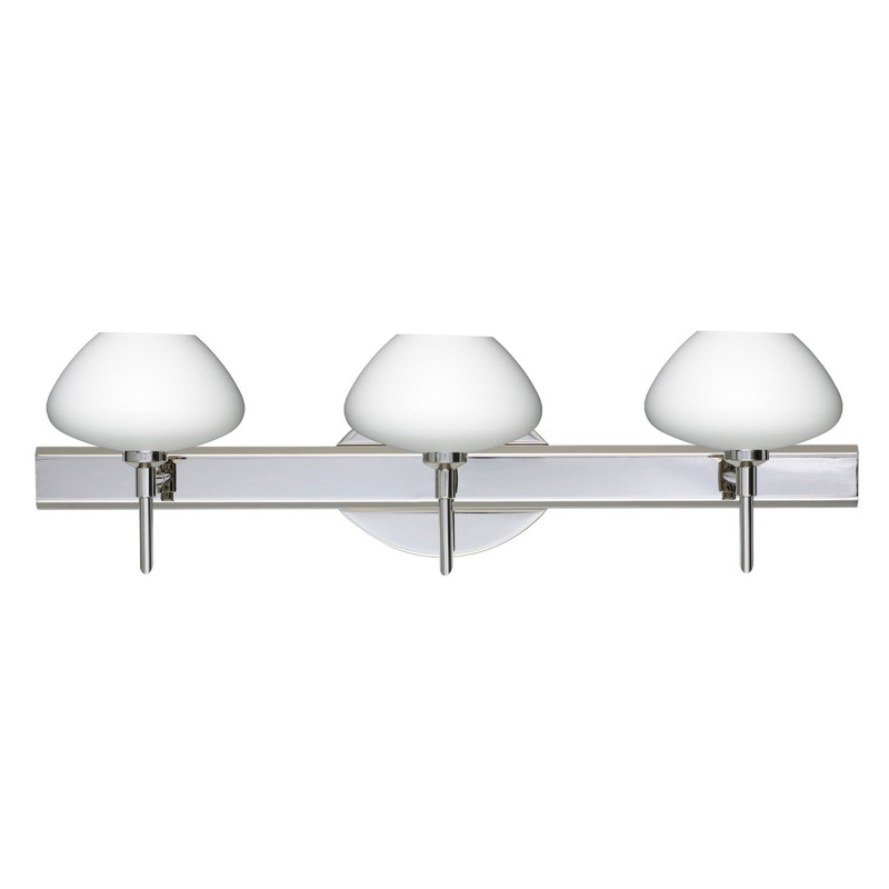 Besa 3SW-541007-CR Peri Three Light Wall Sconce Chrome (Discontinued)