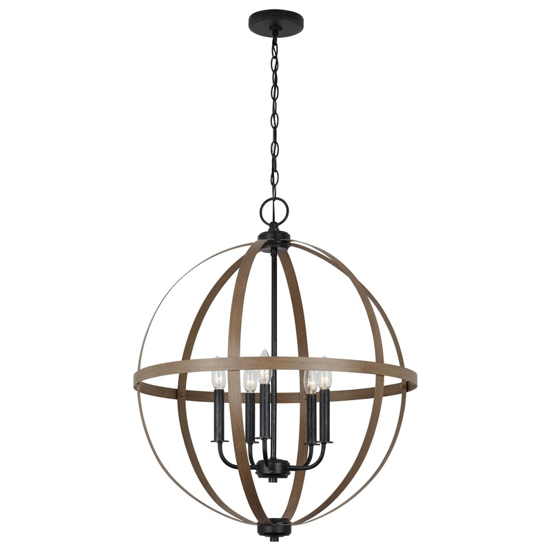 Calhoun Five Light Chandelier Stardust