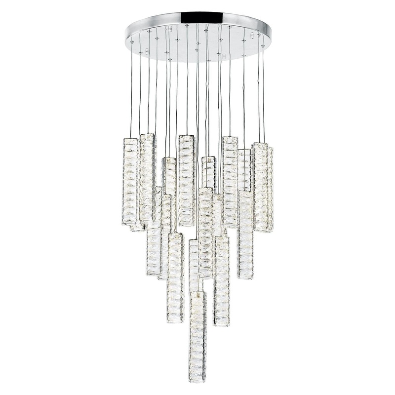 Celina Chandelier Chrome