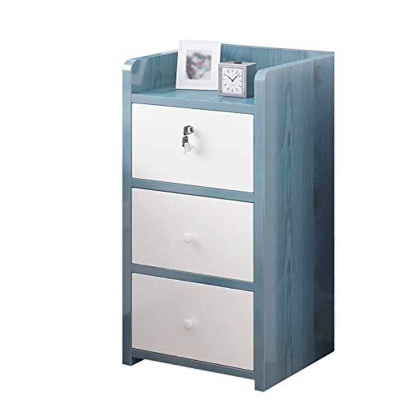 Comodini Comodino Multistrato Storage 3 Cassetti Semplice Moderno Armadio Armadio Semplice Camera Da Letto Multifunzionale Armadio 22.5X32X55CM FANJIANI (Colore: A)