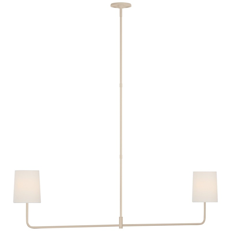 LED Chandelier from the Go Lightly Collection in China White Finish by Visual Comfort Signature