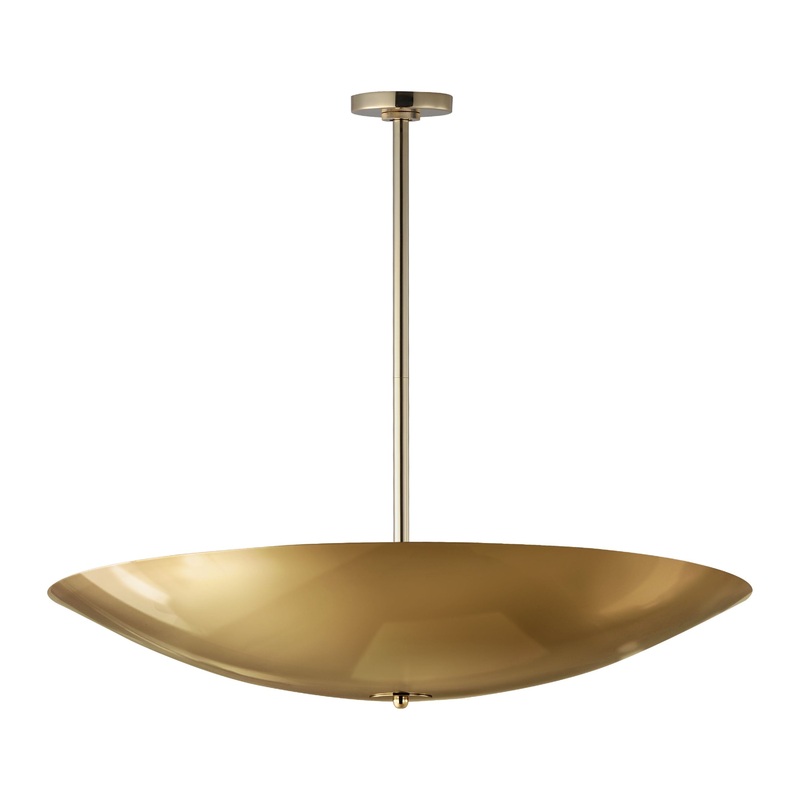 Vesta 36″ LED Pendant/Semi-Flush French Gold