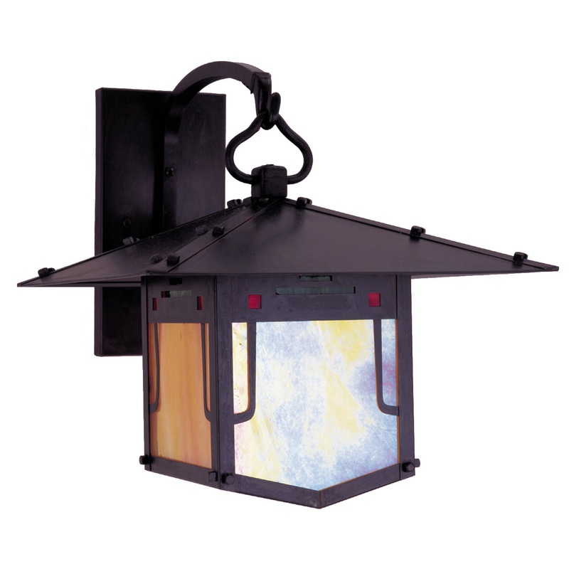 Arroyo PDB-12GRC-BZ Pagoda One Light Wall Bracket Bronze