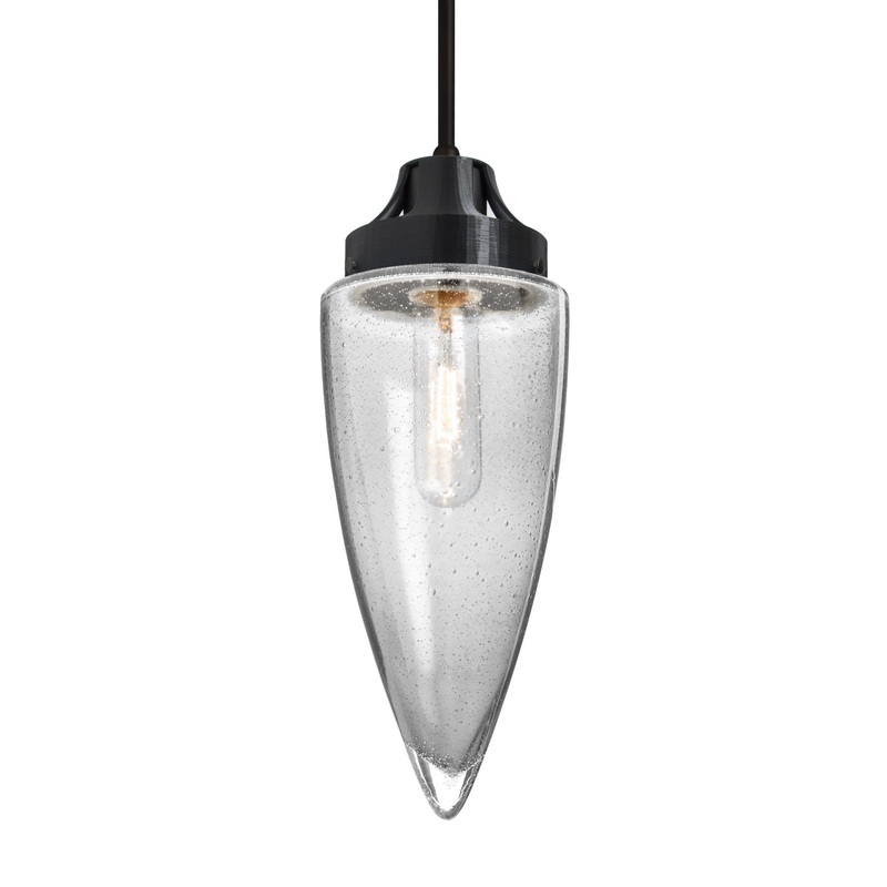Besa 1JT-SULUCL-BK Sulu One Light Pendant Black