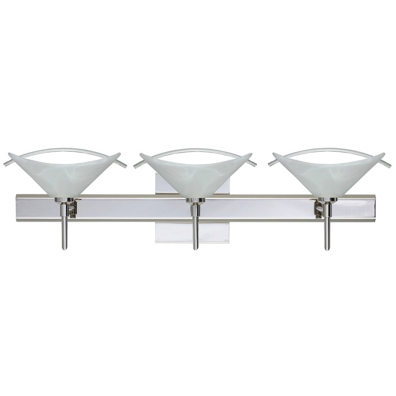 Besa 3SW-181304-CR-SQ Hoppi Three Light Wall Sconce Chrome (Discontinued)