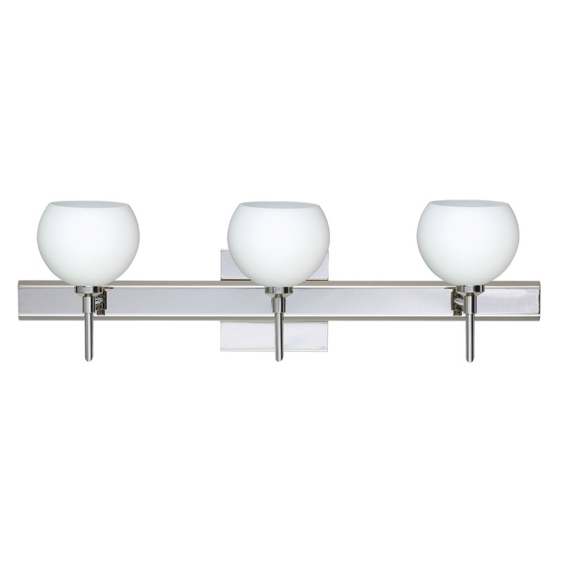 Besa 3SW-565807-CR-SQ Palla Three Light Wall Sconce Chrome (Discontinued)