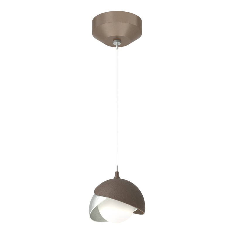Brooklyn Double Shade Low Voltage Mini Pendant Bronze Vintage Platinum