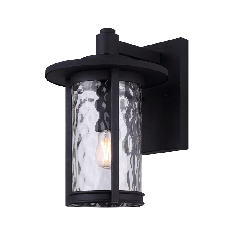 Canarm IOL567BK Leon One Light Outdoor Lantern Black