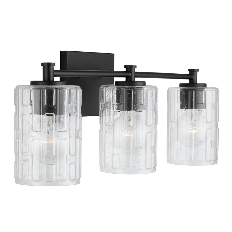 Capital Lighting 138331MB-491 Emerson 3 Light Vanity Matte Black