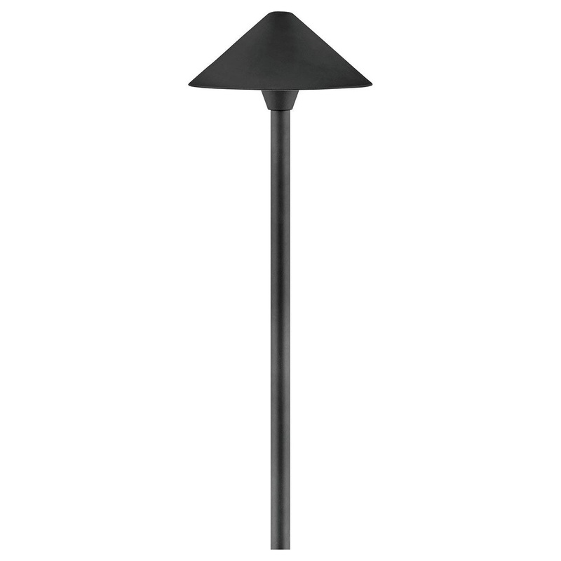 Hardy Island Large Classic LED Path Light Black