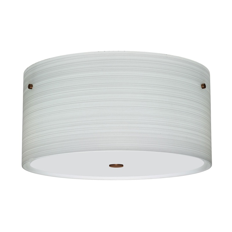 Besa 1KM-4008KR-BR Tamburo Three Light Ceiling Mount Bronze (Discontinued)