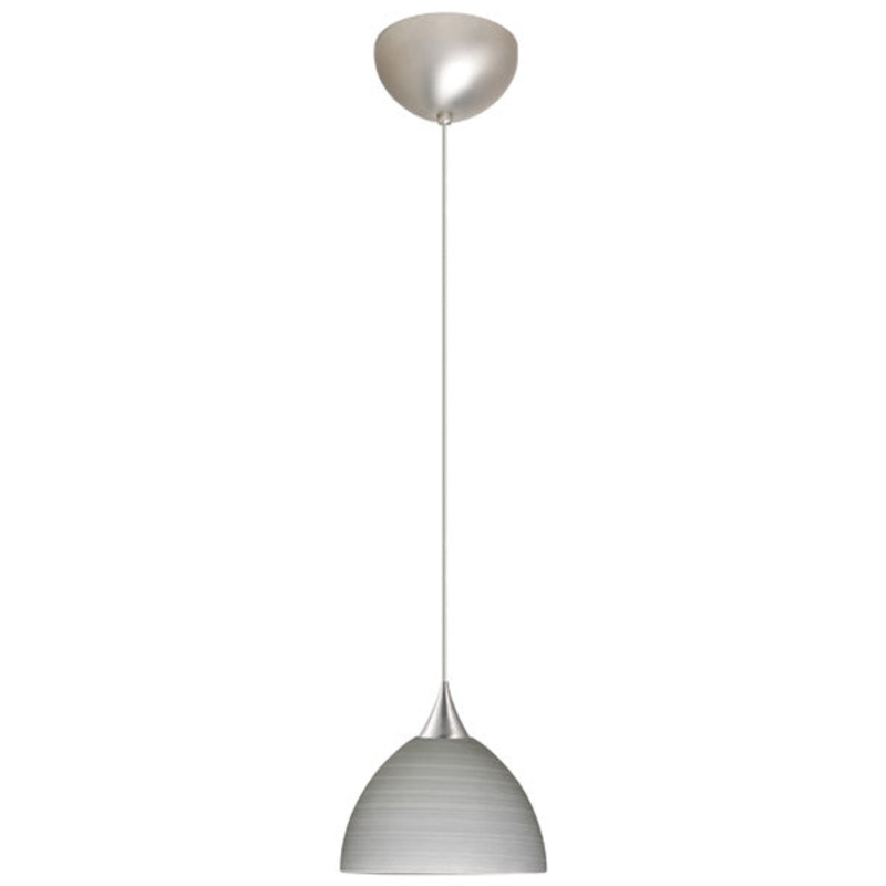 Besa 1XC-4679TN-SN Brella One Light Pendant Satin Nickel