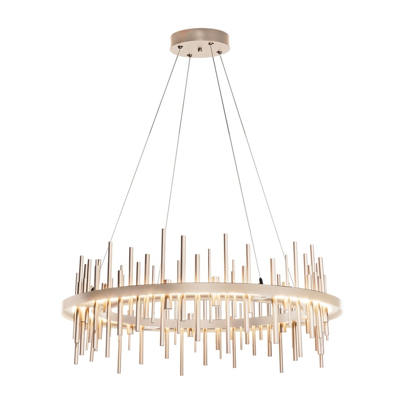 Cityscape Circular LED Pendant Soft Gold Soft Gold