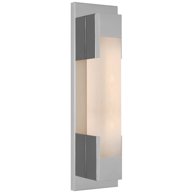 LED Bath Light from the Covet Collection in Polished Nickel Finish by Visual Comfort Signature