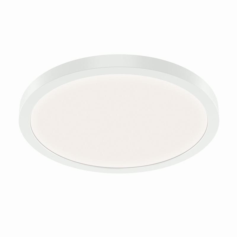LED Flush Mount from the Ara Collection in White Finish by Kichler