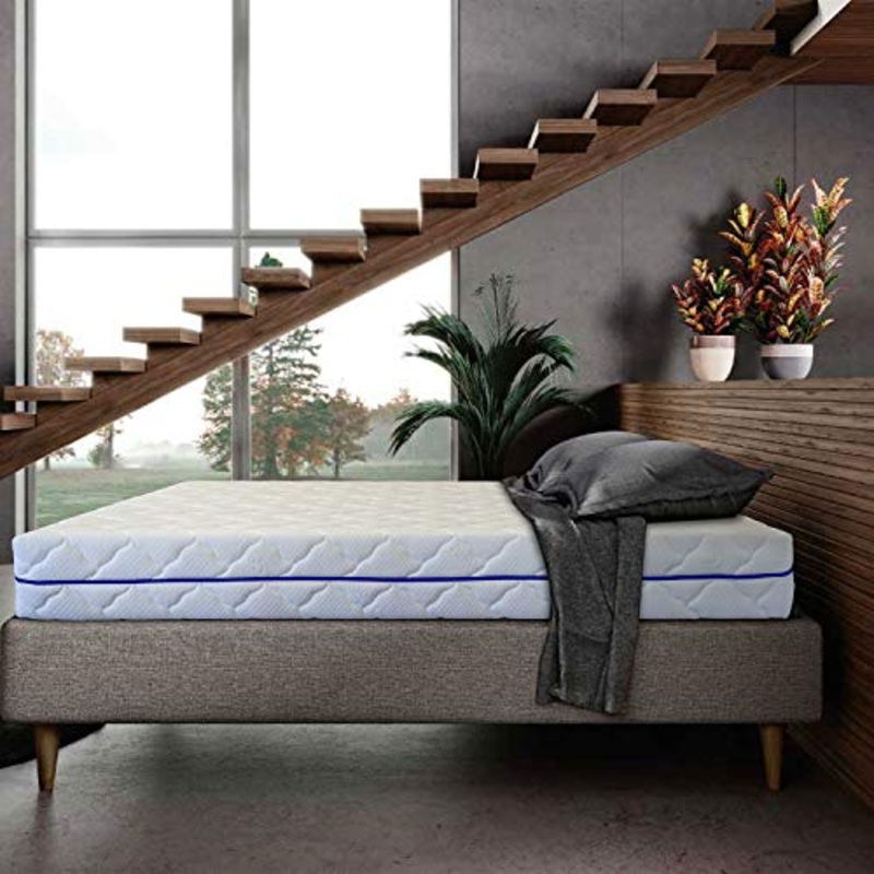 Materasso Ortopedico, in Acquafoam Breeze Super Traspirante, Matrimoniale 160×190 rigidit 8 su 10, anatomico, Anallergico, antiacaro, Altezza 20cm.