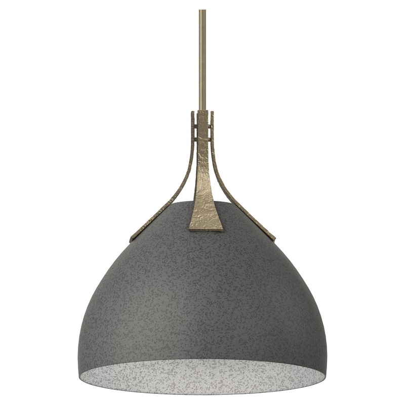 Summit Pendant Soft Gold Natural Iron