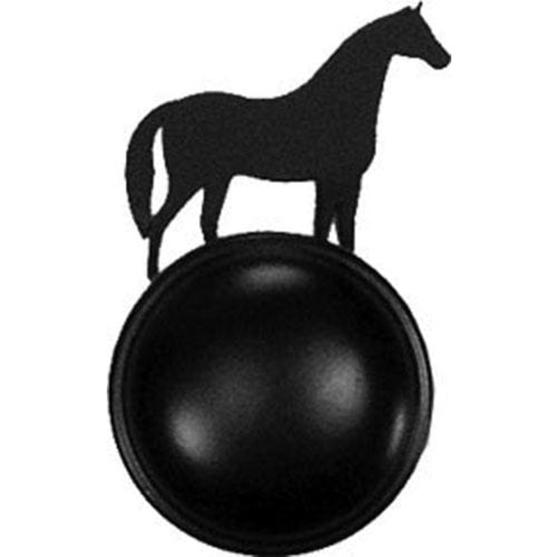 Village Wrought Iron DKP-68 Horse Door Knob