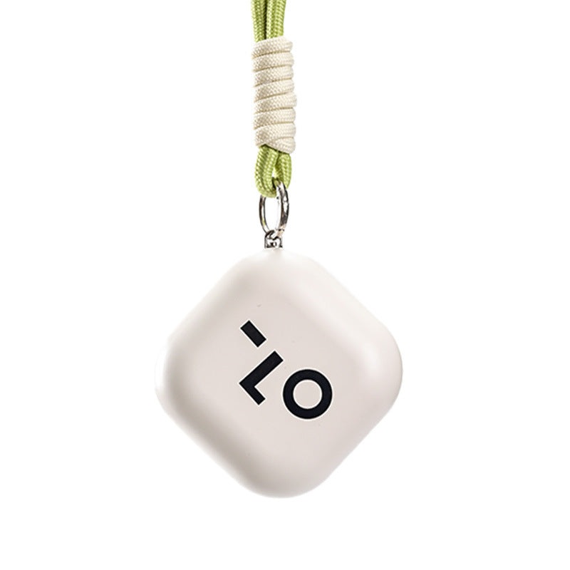 White Cute Block Hand Warmer – Fast Heating Portable Electric Warmer with Lanyard