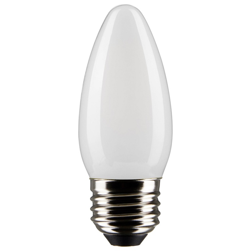 4 Watt B11 LED – Frost Finish – Medium Base – 5000K – 120 Volt – 2-Pack Light Bulb by Satco