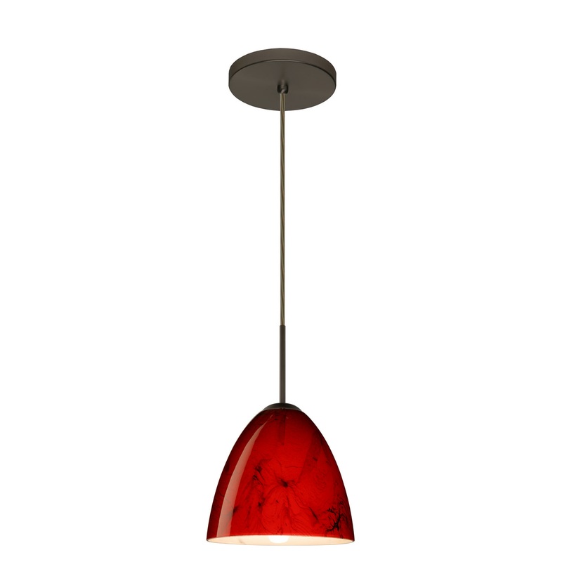 Besa 1JT-4470MA-LED-BR Vila One Light Pendant Bronze